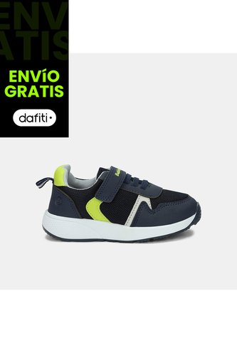 Tenis Para Niño Bubblegummers Azul Tariel Panda Step Bubblegummers