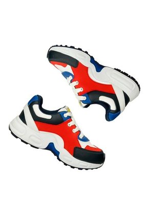 Tenis Casuales Blanco-Rojo Bubblegummers Queso Niño