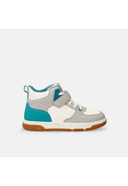 Tenis Junior Para Niño Bubblegummers Blanco-Gris Steven