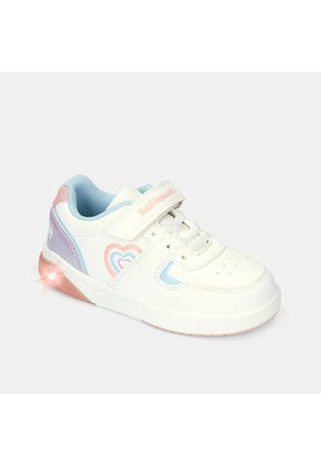 Tenis Con Luces Para Niña Bubblegummers Multicolor Dakar