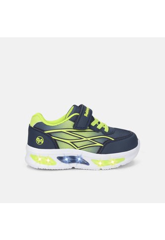 Tenis Con Luces Para Niño Bubblegummers Negro Demian First Step Boys 1 + Bubblegummers