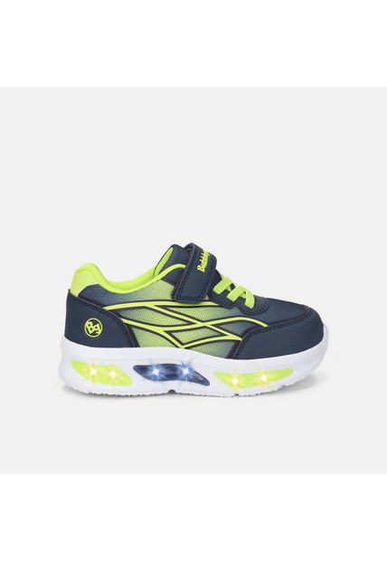 Tenis Con Luces Para Niño Bubblegummers Negro Demian First Step Boys 1 +