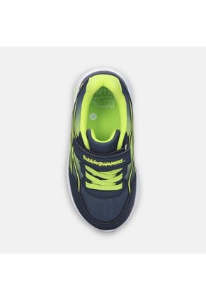 Tenis Con Luces Para Niño Bubblegummers Negro Demian First Step Boys 1 +