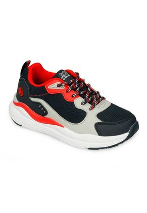 Tenis Infantil Para Niño Bubblegummers Deportivos Azul-Rojo Reik