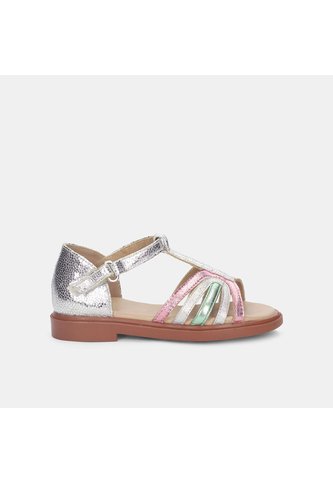 Sandalias Para Niña Bubblegummers Gris Ginger First Step Girls 1 + Bubblegummers