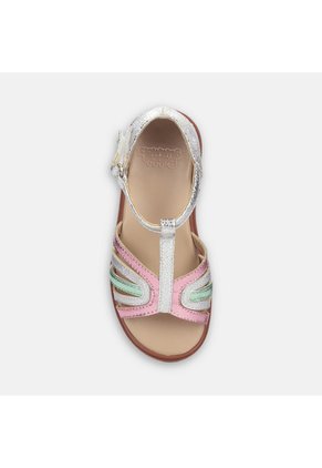 Sandalias Para Niña Bubblegummers Gris Ginger First Step Girls 1 +