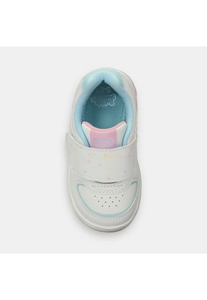 Tenis Con Luces Para Niña Bubblegummers Blanco Tokio Prewalker Girls 0 +