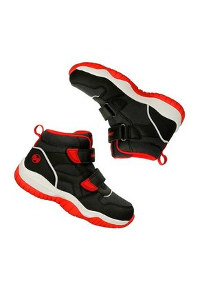 Tenis Casuales Negro-Rojo Bubblegummers Pecas Niño