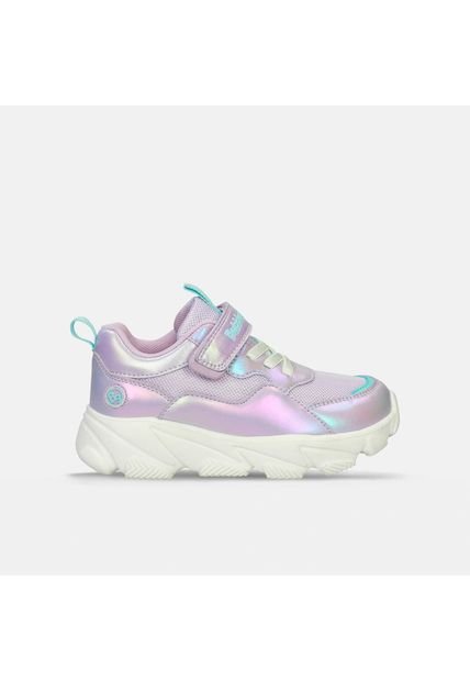 Tenis Junior Para Niña Bubblegummers Morado Tinta Dash 30-33