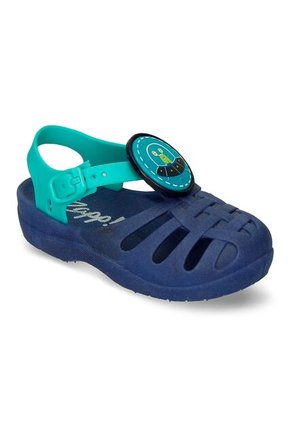 Sandalia Para Niño Bubblegummers Azul-Verde Rodriguez