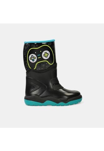 Botas De Lluvia Infantil Para Niño Bubblegummers Azul Ulises Bubblegummers