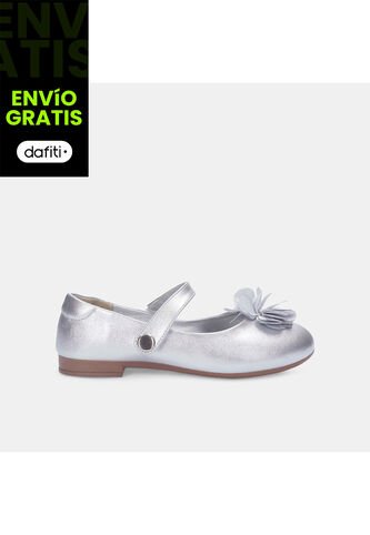 Baletas Para Niña Bubblegummers Gris Lover First Step Girls Bubblegummers