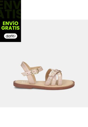 Sandalia Para Niña Bubblegummers Multicolor Mary Walking Girls 3 + Bubblegummers