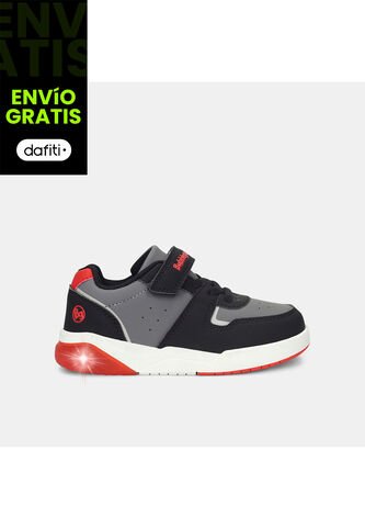 Tenis Con Luces Para Niño Bubblegummers Humo Dakar Bubblegummers