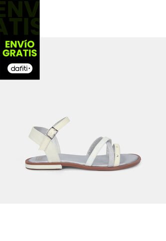 Sandalias Para Niña Bubblegummers Gris Bosny Junior Girls 6 + Bubblegummers