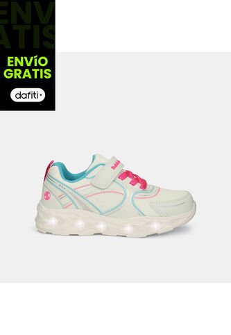 Tenis Para Niña Bubblegummers Blanco Oberon Bubblegummers