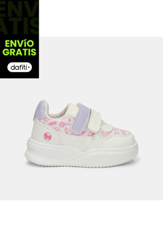 Tenis Para Niña Bubblegummers Multicolor Nico Prewalker Girls 0 + Bubblegummers
