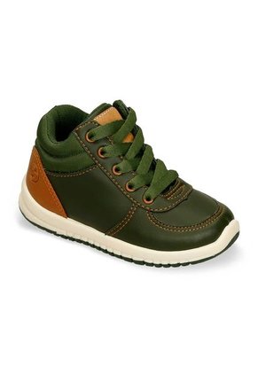 Botas Verde Militar-Camel Bubblegummers Quim Niño