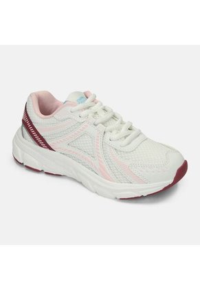 Tenis Con Luces Infantil Para Niña Bubblegummers Blanco Ultramar 22-25