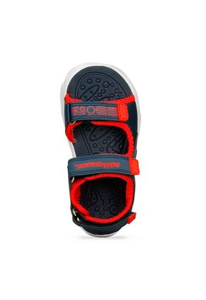 Sandalias Infantil Para Niño Bubblegummers Azul-Rojo Rodrigo