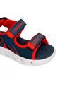 Sandalias Infantil Para Niño Bubblegummers Azul-Rojo Rodrigo de Bubblegummers