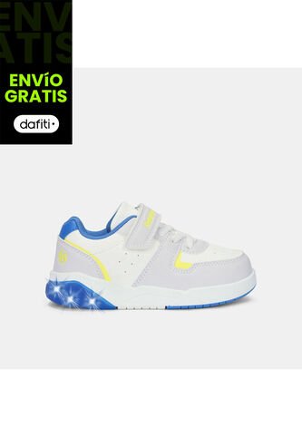 Tenis Con Luces Para Niño Bubblegummers Hielo Dakar Bubblegummers