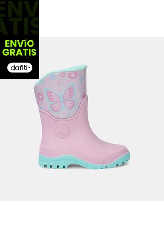 Bota De Lluvia Para Niña Bubblegummers Cereza Ursula Bubblegummers