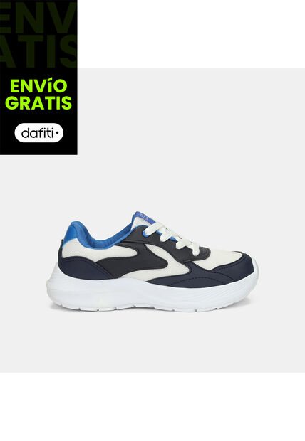 Tenis Junior Para Niño Bubblegummers Multicolor Troy 30-33