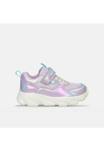 Tenis Infantil Para Niña Bubblegummers Morado Tinta Dash 22-25 Bubblegummers