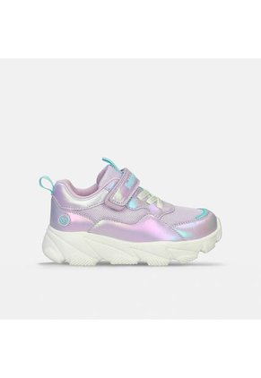 Tenis Infantil Para Niña Bubblegummers Morado Tinta Dash 22-25