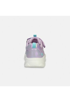 Tenis Infantil Para Niña Bubblegummers Morado Tinta Dash 22-25