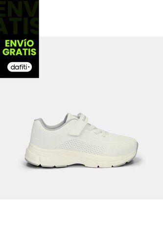Tenis Para Niño Bubblegummers Blanco Fountain Bubblegummers