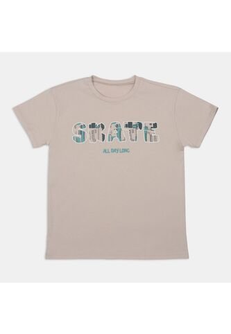 Camiseta Para Niño Bubblegummers Beige Bubblegummers