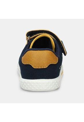 Tenis Bebé Para Niño Bubblegummers Azul-Mostaza Siberito