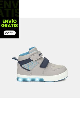 Tenis Con Luces Para Niño Bubblegummers Multicolor Neon Bubblegummers