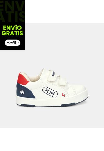 Tenis Para Niño Bubblegummers Blanco Terra Court Bg Bubblegummers