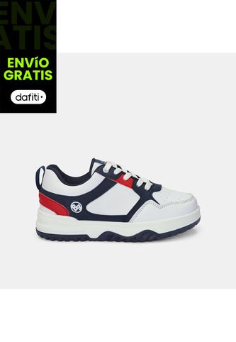 Tenis Infantil Para Niño Bubblegummers Blanco Sumir Bubblegummers