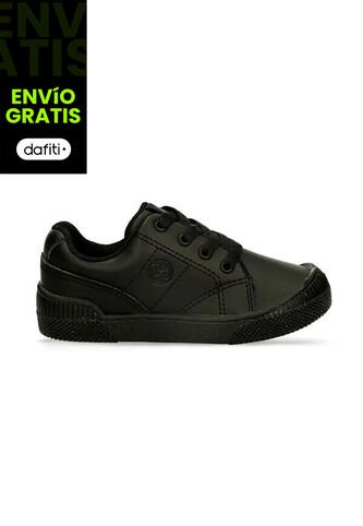 Tenis Escolares Para Niños Bubblegummers Negro Kristiano Bubblegummers