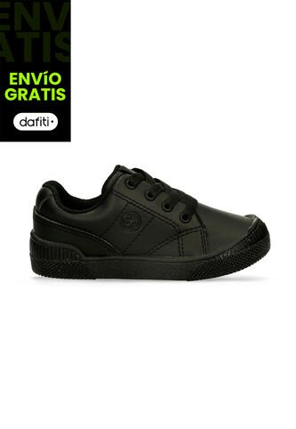 Tenis Escolares Para Niños Bubblegummers Negro Kristiano Bubblegummers