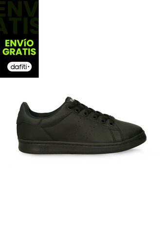 Tenis Escolar Junior Para Niños Bubblegummers Negro Mael Bubblegummers