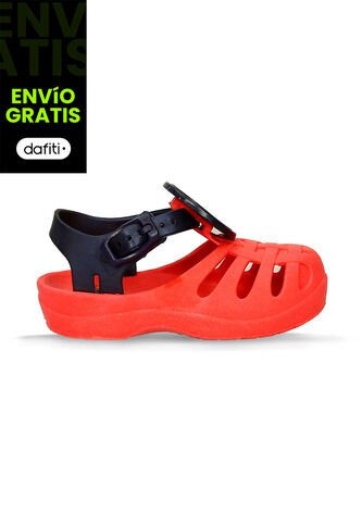 Sandalias Bebé Para Niña Bubblegummers Rojo Rodriguez Bubblegummers