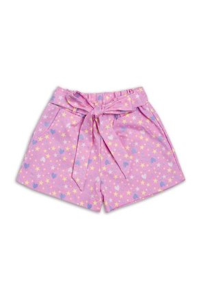 Conjunto Camiseta Y Falda Short Blanco/Rosado Bubblegummers España Niña