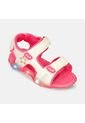 Sandalias Con Luces Infantil  Para Niña Bubblegummers -Plata Salali 26-29 de Bubblegummers