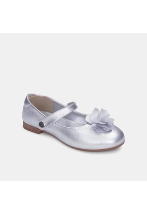 Baletas Para Niña Bubblegummers Gris Lover First Step Girls