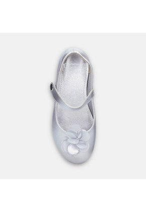 Baletas Para Niña Bubblegummers Gris Lover First Step Girls