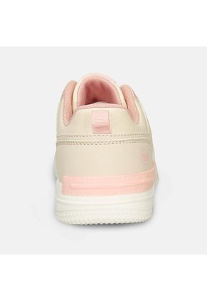 Tenis Infantil Para Niña Bubblegummers Beige-Rosado Solana