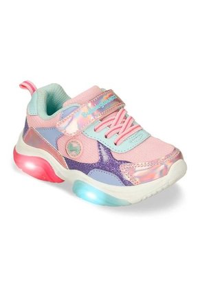 Tenis Casuales Rosado-Lila Bubblegummers Oriana Niña