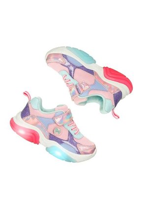 Tenis Casuales Rosado-Lila Bubblegummers Oriana Niña