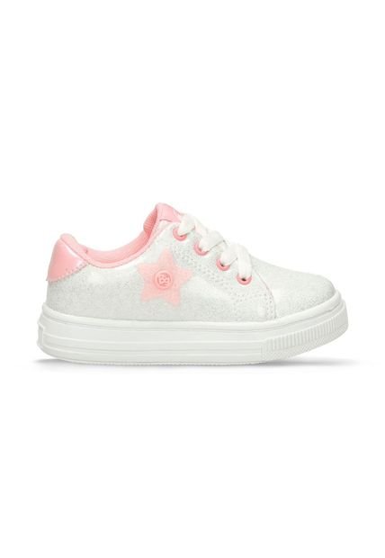 Tenis Casuales Blanco Bubblegummers Nizza Niña