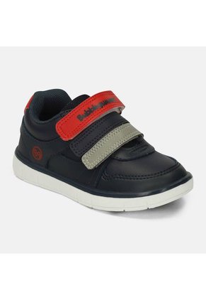 Tenis Infantil Para Niño Bubblegummers Azul Trazo